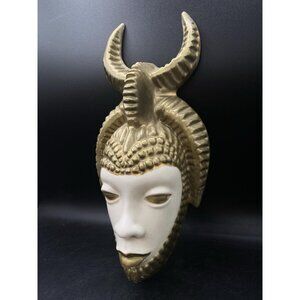 MCM Sascha B Brastoff Signed Pottery Mask Hand Painted READ